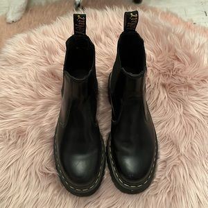 Dr. Martens Air Wair boot, woman’s size 9, smooth black leather